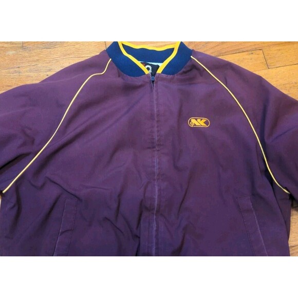 Vintage King Louie Pro Fit Jacket Made In USA Maroon/Gold XL 80's 90's Bomber - Picture 4 of 8